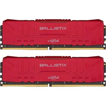 Memorie Ballistix BL2K8G36C16U4R, DDR4, 16GB(2x8GB), 3600Mhz,  CL 16