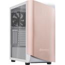 SilverStone Silverstone SETA A1, tower case (white / rose gold, side panel made of tempered glass)