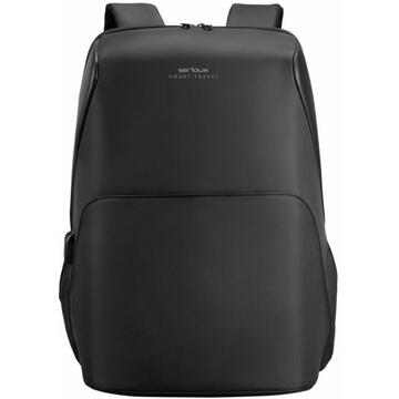 Serioux Rucsac Smart Travel ST9590 pentru laptop de 15.6" Negru