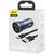 Golden Contactor Pro Dual 2x USB Quick Charger, Cablu Baseus USB la USB Type, Dark Gray