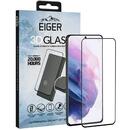 Eiger Eiger Folie Sticla 3D Edge to Edge Samsung Galaxy S21 Ultra Clear Black (0.33mm, 9H, perfect fit, curved, oleophobic)