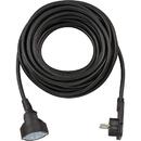 Brennenstuhl extension cable - 1x angle flat plug