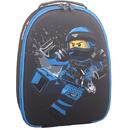 LEGO Rucsac negru LEGO M-Line - design albastru Ninjago Jay (pentru mancare)