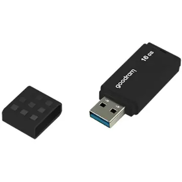 Memorie USB GOODRAM memory USB UME3 16GB USB 3.0 Negru, Citire 60 MB/s, Scriere 20 MB/s