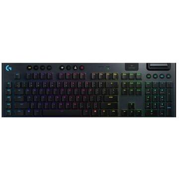 Tastatura Logitech G915 GL Tactile, RGB LED, USB, Layout US, Black