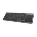 Hama "KW-600T" Wireless Touch Keyboard, for Smart TV, anthracite / black, US