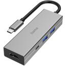 USB-C Hub, Multiport, 4 Ports, 2 x USB-A, USB-C, HDMI™