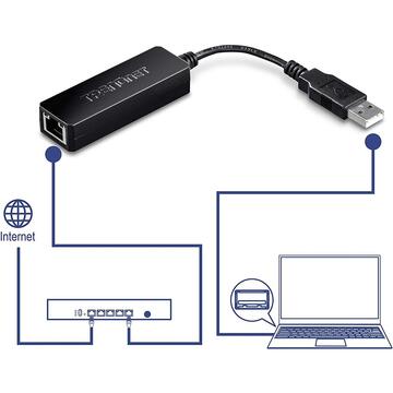 Placa de retea Trendnet TU3-ETG, USB 3.0 la Gigabit