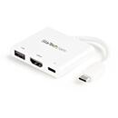 USB-C Multiport Adapter with HDMI - USB 3.0 Port - 60W PD - Alb