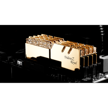 Memorie G.Skill Trident Z Royal Series - DDR4 - kit - 128 GB: 8 x 16 GB - DIMM 288-pin - 3200 MHz / PC4-25600 - unbuffered