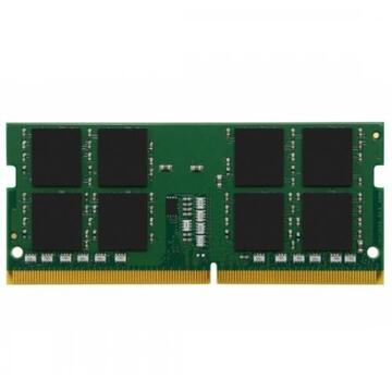 Memorie laptop Kingston DDR4 - module - 32 GB - SO-DIMM 260-pin - 3200 MHz / PC4-25600 - unbuffered