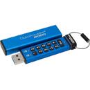 Kingston Kingston DataTraveler DT2000 USB flash drive 128 GB USB Type-A 3.2 Gen 2 (3.1 Gen 2) Blue, USB stick