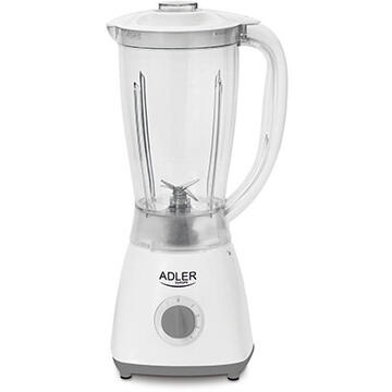 Adler Blender  AD 4057  450 W 1.5 L 4 viteze Alb Transparent