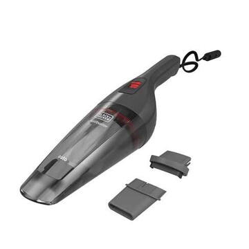 Aspirator auto Black  Decker NVB12AVA alimentare 12V 5 accesorii incluse Gri / Rosu