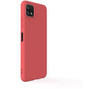 Lemontti Lemontti Husa Silicon Soft Slim Samsung Galaxy A22 5G Santa Red (material mat si fin, captusit cu microfibra)