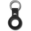 Devia Devia AirTag Leather Key Ring Black