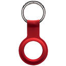 Devia Devia AirTag Silicon Key Ring Red