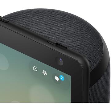 Boxa inteligenta Amazon Echo Show 10 (3rd Gen), 10.1" Touchscreen, Camera 13 MP, Bluetooth, Wi-Fi, Negru