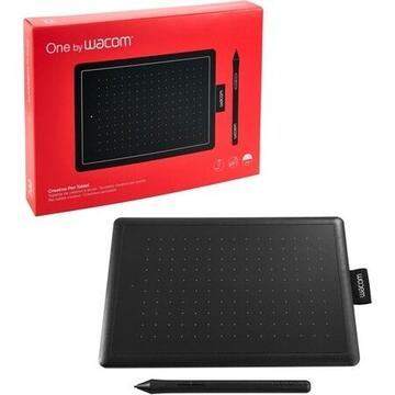 Tableta grafica Wacom One Small, graphics tablet (Black / Red)