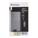 Verbatim USB-C Adapter USB 3.1 GEN 1 USB 3.0 + HDMI + SDHC + Mi
