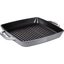 Staub Staub grill pan induction squared 33cm Graphite Grey
