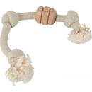 ZOLUX ZOLUX WILD MIX A rope toy, 3 knots, with a wooden disc