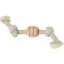 ZOLUX ZOLUX WILD MIX A rope toy, 2 knots, with a wooden disc