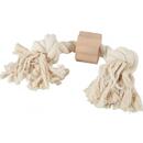 ZOLUX ZOLUX WILD GIANT A rope toy, 2 knots, with a wooden disc