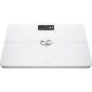 Nokia Withings Body Full Body Composition WBS05, Bmi, Wi-fi, 180 Kg, Alb