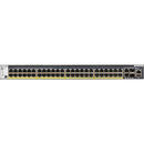 Netgear Netgear M4300-52G-PoE+ 550W PSU Managed L2/L3/L4 Gigabit Ethernet (10/100/1000) Power over Ethernet (PoE) 1U Black