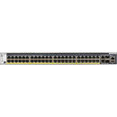 Netgear M4300-52G-PoE+ 550W PSU Managed L2/L3/L4 Gigabit Ethernet (10/100/1000) Power over Ethernet (PoE) 1U Black