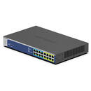 Netgear Netgear GS516UP Unmanaged Gigabit Ethernet (10/100/1000) Power over Ethernet (PoE) Grey
