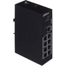 DAHUA Dahua Europe PFS3110-8T network switch Unmanaged L2 Fast Ethernet (10/100) Black