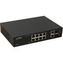 Pulsar PULSAR SF108-90W network switch Fast Ethernet (10/100) Black Power over Ethernet (PoE)
