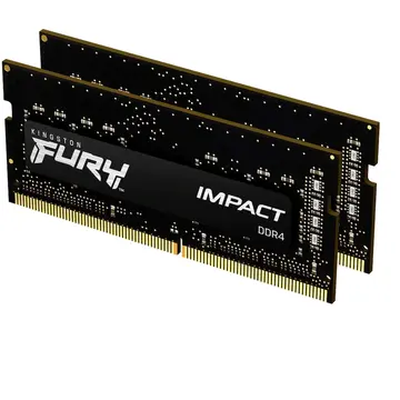 Memorie laptop Kingston DDR4 - 64GB - 3200 - CL - 20 Impact Dual Kit