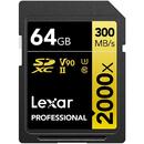Lexar 64GB Professional 2000x SDHC/SDXC UHS-II Card