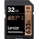 Lexar 32GB Professional 633x SDHC™ UHS-I cards