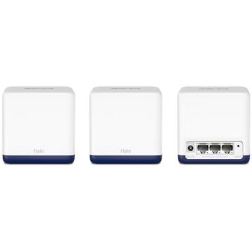 Router wireless MERCUSYS Halo H50G(3-pack) AC1900 Whole Home Mesh Wi-Fi System