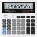 Rebell Calculator de birou, 14 digits, 156 x 156 x 30 mm, Rebell BDC 314 BX - alb