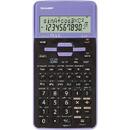 Sharp Calculator stiintific, 10 digits, 273 functii, 161x80x15mm, dual power, SHARP EL-531THBVL-negru/viol