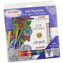 Alpino Creioane colorate, cutie carton, 24 culori/set + 120 mandale, ALPINO Color Experience - Premium