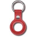 Devia Devia AirTag Leather Key Ring Red