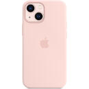 Apple Husa de protectie Silicone Case with MagSafe pentru iPhone 13 mini, Chalk Pink