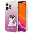 Karl Lagerfeld Husa Choupette Fun iPhone 13 Pro Roz