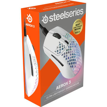 Mouse Steelseries Aerox 3  Alb
