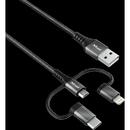 Trust Trust Keyla Strong 3-In-1 USB cable 1m