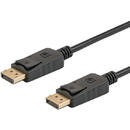 SAVIO Savio CL-137 DisplayPort cable 3 m Black