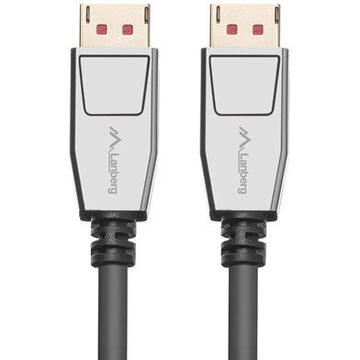 Lanberg CA-DPDP-20CU-0018-BK DisplayPort cable 20 PIN V1.4 1.8m 8K