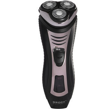 Aparat de barbierit BROCK BMS 2001 BK , Aparat barbierit, fara fir, autonmie 80 min, functionare umed/uscat