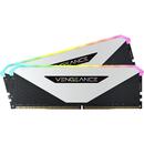 VENGEANCE® RGB RT 32GB (2 x 16GB) DDR4 DRAM 3200MHz C16 Memory Kit – White